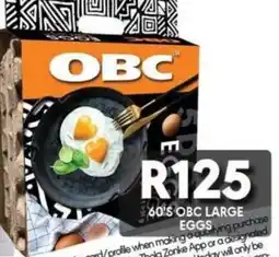 OBC Meat & Chicken OBC Large Eggs offer