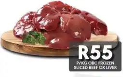 OBC Meat & Chicken OBC FROZEN SLICED BEEF OX LIVER offer