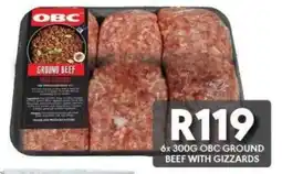OBC Meat & Chicken OBC GROUND BEEF WITH GIZZARDS offer