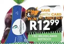OBC Meat & Chicken 1 KG WILDEKLAWER BEETROOT offer