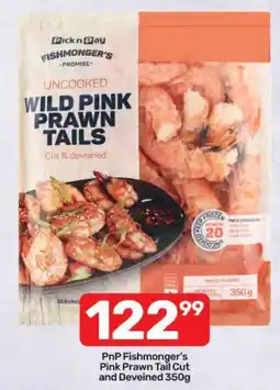 Pick n Pay Hypermarket PnP Fishmonger's Pink Prawn Tail Cut and Deveined offer