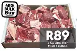 OBC Meat & Chicken OBC BEEF MEATY BONES offer