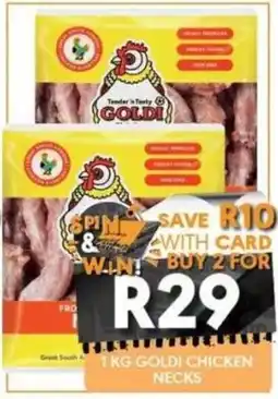 OBC Meat & Chicken 1 KG GOLDI CHICKEN NECKS offer