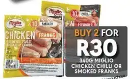 OBC Meat & Chicken Miglio Chicken Franks offer