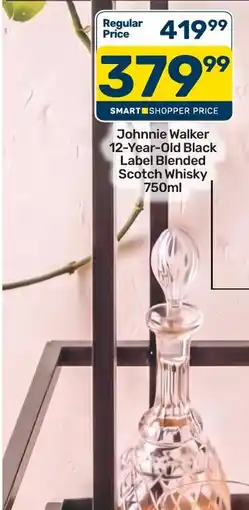 Pick n Pay Hypermarket Johnnie Walker 12-Year-Old Black Label Blended Scotch Whisky offer
