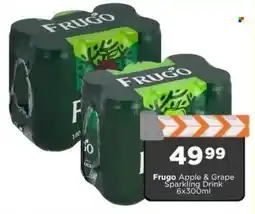 Check Star Frugo Apple & Grape Sparkling Drink offer