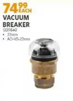 BUCO Vacuum Breaker offer