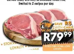 OBC Meat & Chicken PORK LOIN CHOPS offer