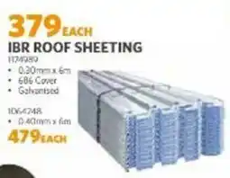 BUCO IBR ROOF SHEETING offer