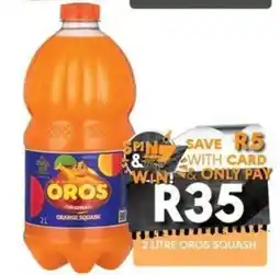 OBC Meat & Chicken 2 LITRE OROS SQUASH offer