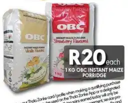 OBC Meat & Chicken OBC Instant Maize Porridge offer