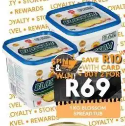 OBC Meat & Chicken 1 KG BLOSSOM SPREAD TUB offer