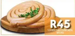 OBC Meat & Chicken OBC CHICKEN WORS offer