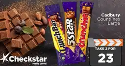 Check Star Cadbury Countlines Large offer