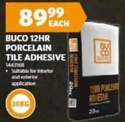BUCO BUCO 12HR PORCELAIN TILE ADHESIVE offer