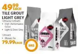 BUCO Tile Grout Light Grey offer