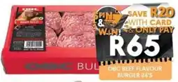 OBC Meat & Chicken OBC BURGER PATTIES offer
