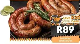 OBC Meat & Chicken BOEREWORS offer