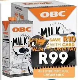 OBC Meat & Chicken OBC Full Cream Milk offer