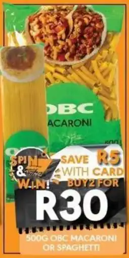 OBC Meat & Chicken OBC Macaroni offer