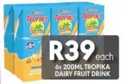 OBC Meat & Chicken Tropika Dairy Fruit Drink offer
