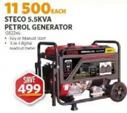 BUCO STECO 5.5KVA PETROL GENERATOR offer