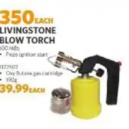 BUCO Livingstone Blow Torch offer