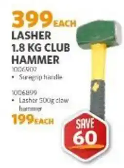 BUCO Lasher 1.8 KG Club Hammer offer