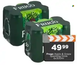 Check Star Frugo Apple & Grape Sparkling Drink offer