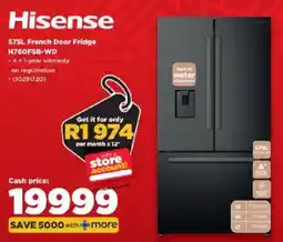 HiFi Corp Hisense French Door Fridge offer