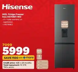 HiFi Corp Hisense Fridge Freezer Inox offer