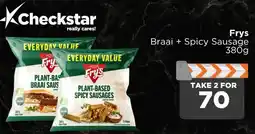 Check Star Fry's Plant-Based Braai + Spicy Sausage offer