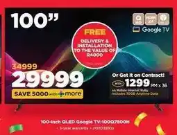 HiFi Corp 100-inch OLED Google TV-100Q7800H offer