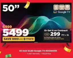 HiFi Corp 50-inch QLED Google TV-50Q5600K offer