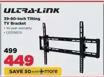 HiFi Corp Ultra-Link 39-80-Inch Tilting TV Bracket offer