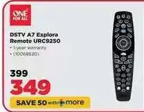 HiFi Corp DSTV A7 Explora Remote URC9250 offer