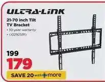 HiFi Corp ULTRA-LINK 21-70 inch Tilt TV Bracket offer
