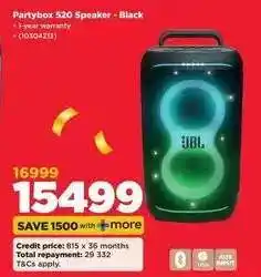 HiFi Corp Partybox 520 Speaker - Black offer