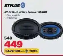 HiFi Corp AV 6x9inch 4 Way Speaker STA011 offer