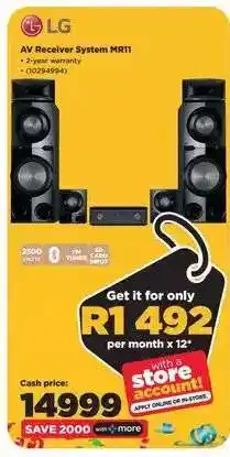 HiFi Corp LG AV Receiver System MR11 offer