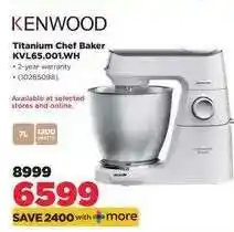 HiFi Corp Kenwood Titanium Chef Baker KVL65.001.WH offer