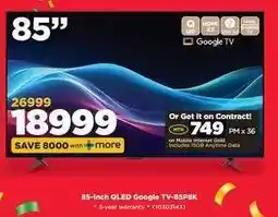 HiFi Corp 85-Inch QLED Google TV-85P8K offer