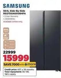 HiFi Corp Samsung 564L Side-By-Side RS57DG4000B4FA offer