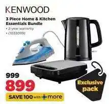 HiFi Corp KENWOOD 3 Piece Home & Kitchen Essentials Bundle offer