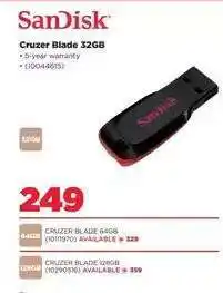 HiFi Corp SanDisk Cruzer Blade 32GB offer