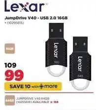 HiFi Corp Lexar JumpDrive V40 - USB 2.0 16GB offer