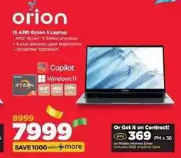 HiFi Corp Orion 15 AMD Ryzen 5 Laptop offer