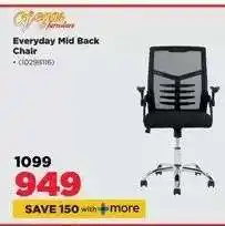 HiFi Corp Everyday Mid Back Chair offer
