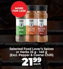 Food Lover's Market Selected Food Lover’s Spices or Herbs offer