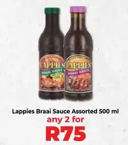 Food Lover's Market Lappies Braai Sauce Assorted 500 ml offer